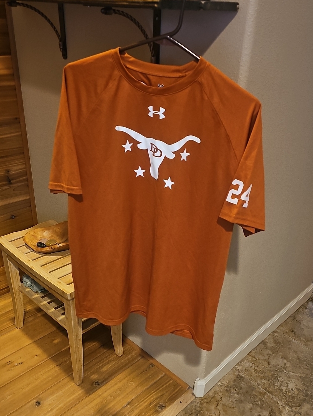 Mens NWO Tags Large Under Armour Texas Longhorns Perfotmance Tee